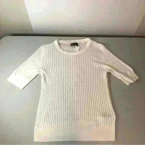 Gap Lightweight Ivory White Knit Sweater in Women's Size Medium NWT - Picture 10 of 11